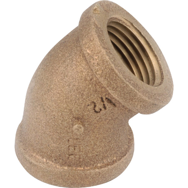 Anderson Metals 1/8 In. 45 Deg. Red Brass Elbow (1/8 Bend)