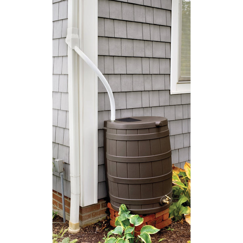 Oatey Mystic Rain White Plastic Water Downspout Diverter