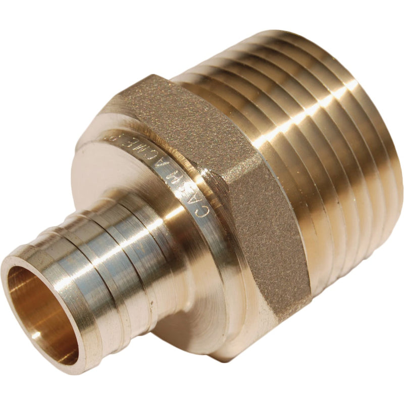 SharkBite 3/4 In. CF x 1 In. MPT Brass PEX Adapter