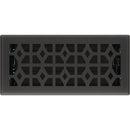 Imperial Templar 4 In. x 10 In. Black Iron Steel Floor Register