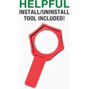 Fluidmaster Universal Flush Valve Repair Kit for 3 In. HET Toilet