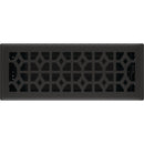 Imperial Templar 4 In. x 12 In. Black Iron Steel Floor Register