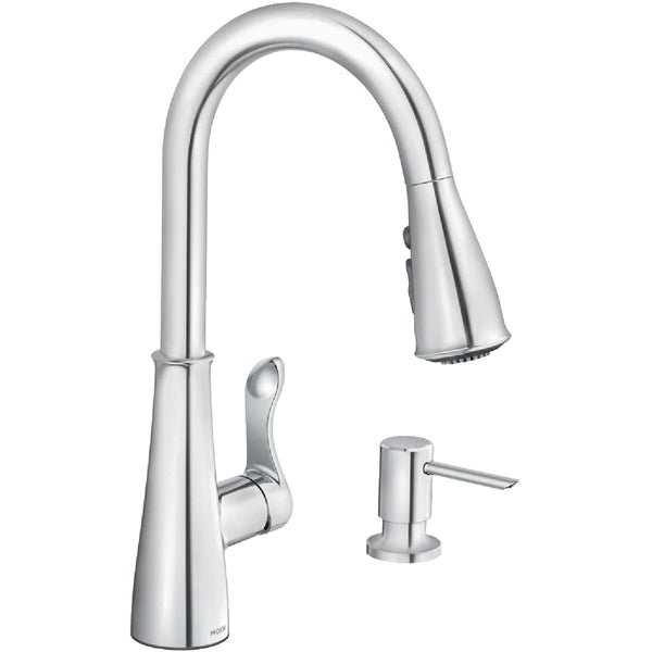 Moen Hadley 1-Handle Pull-Down Kitchen Faucet, Chrome