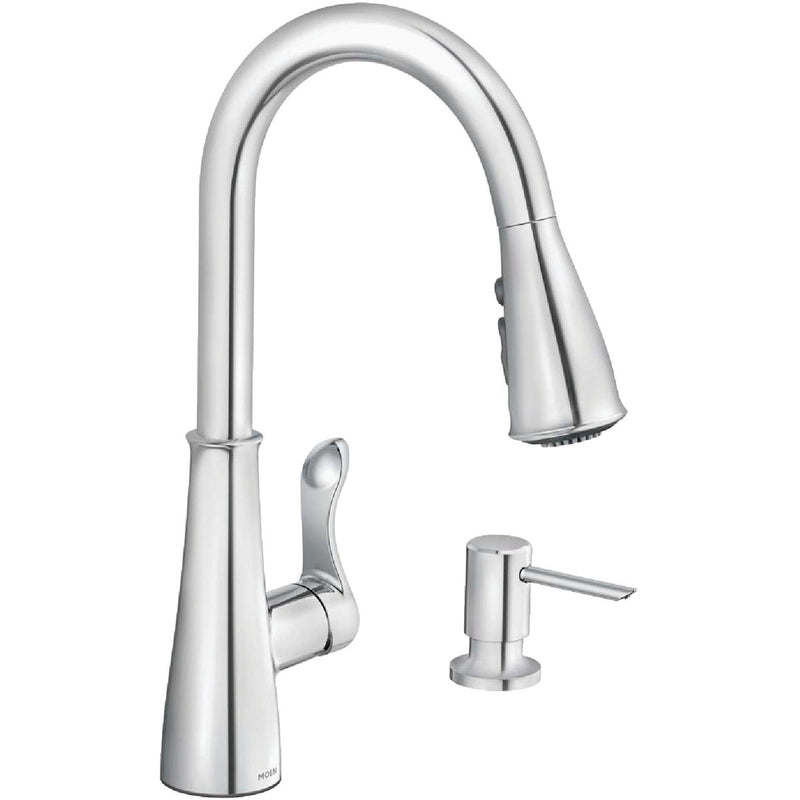 Moen Hadley 1-Handle Pull-Down Kitchen Faucet, Chrome