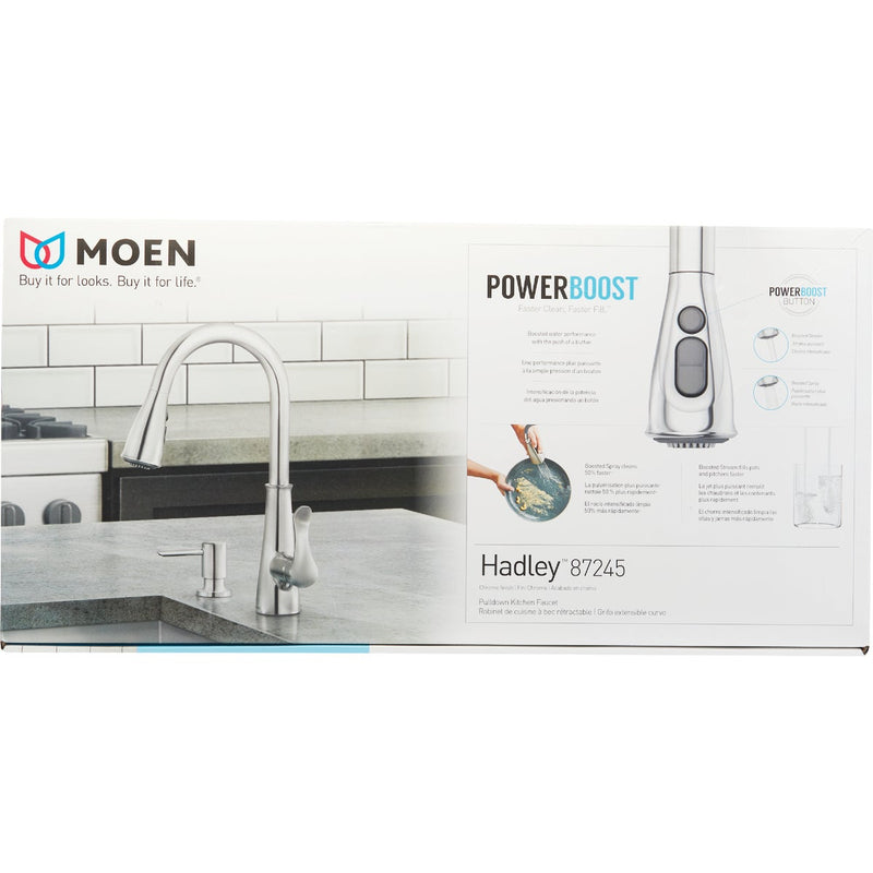 Moen Hadley 1-Handle Pull-Down Kitchen Faucet, Chrome