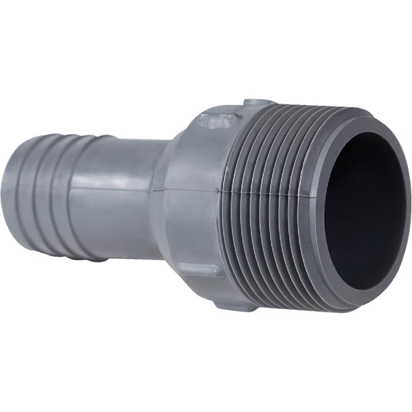 Boshart 1-1/4 In. MPT x 1 In. Insert Reducing Polypropylene Hose Adapter