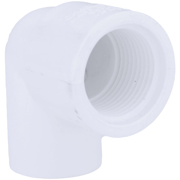 Charlotte Pipe 1/2 In. Slip x 3/4 In. Female Schedule 40 90 Deg. PVC Elbow (1/4 Bend)