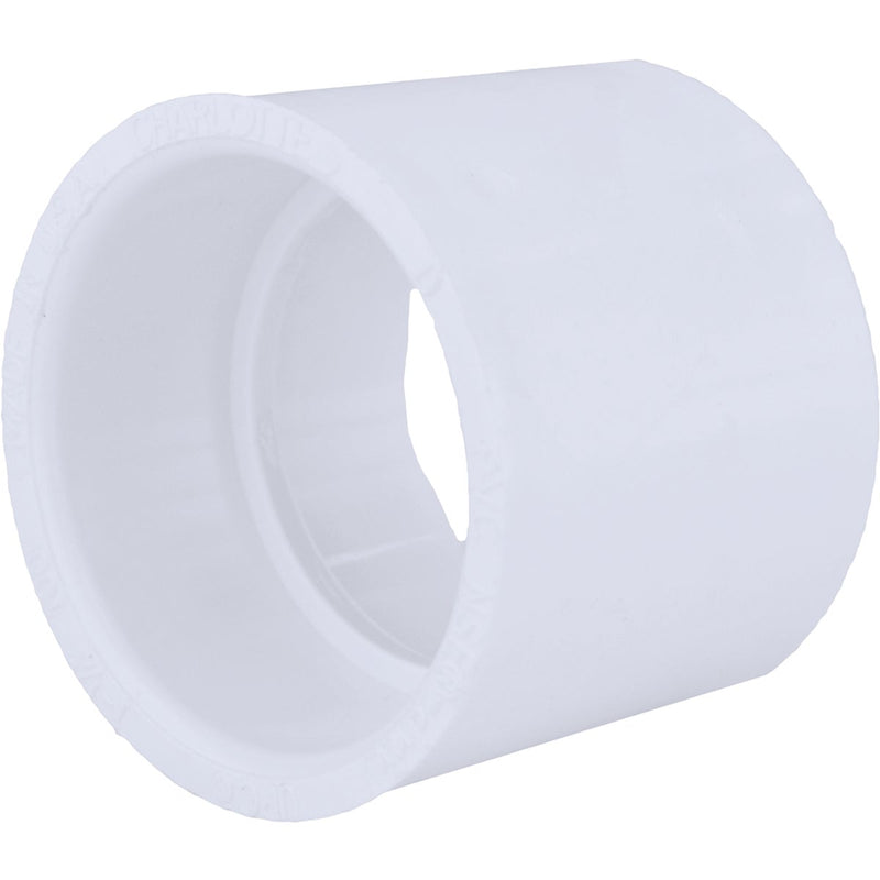 Charlotte Pipe 1-1/4 In. Hub Schedule 40 DWV PVC Coupling