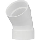 Charlotte Pipe 1-1/4 In. Schedule 40 45 Deg. Short Radius DWV PVC Elbow (1/8 Bend)