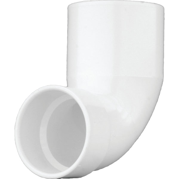 Charlotte Pipe 4 In. x 3 In. Schedule 40 90 Deg. Reducing Closet Bend DWV PVC Elbow (1/4 Bend)