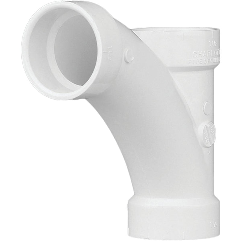 Charlotte Pipe 2 In. Tee-Wye DWV PVC Tee