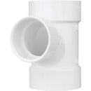 Charlotte Pipe 2 In. x 1-1/2 In. X 2 In. Reducing Sanitary PVC Tee