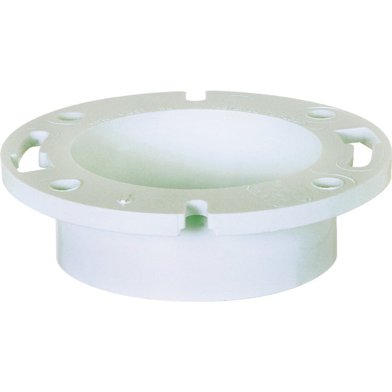 Sioux Chief 4 In. Schedule 40 DWV Hub PVC Closet Flange