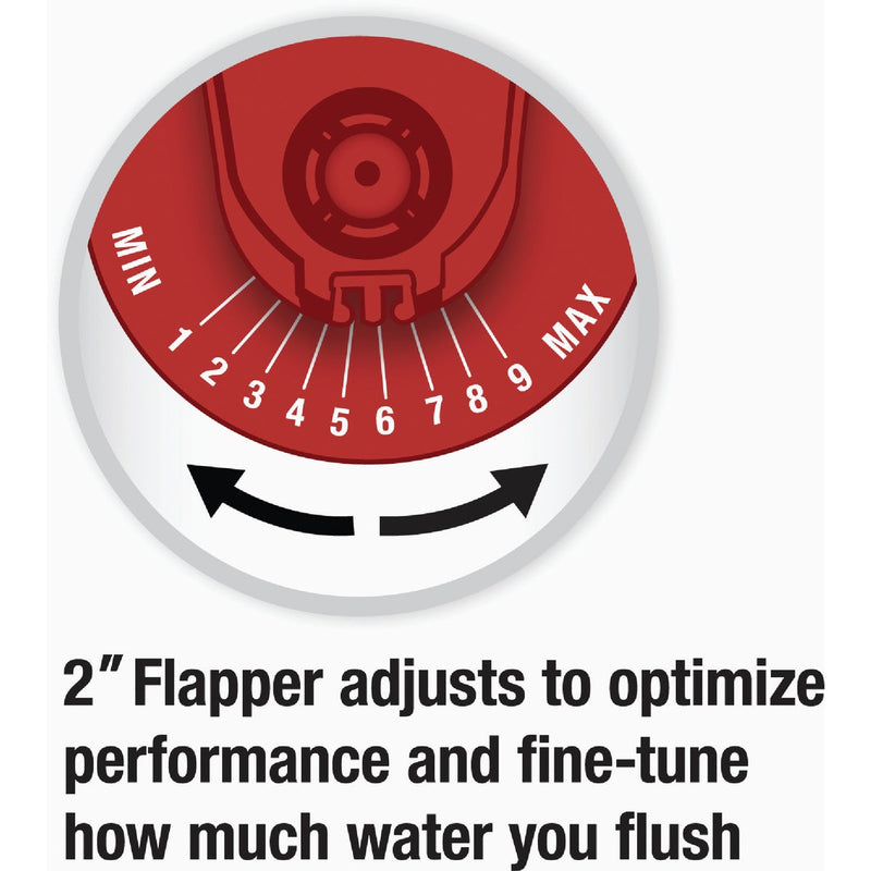 Fluidmaster PerforMAX 2 In. Rubber Universal Water-Saving Flapper
