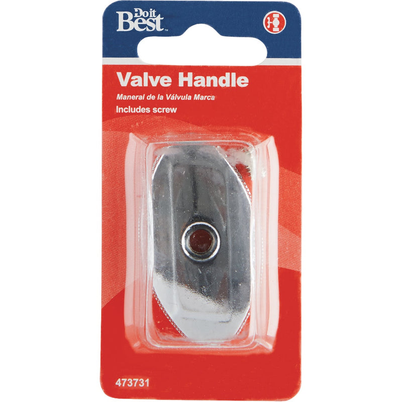 Do it Best Chrome Plated Metal Valve Handle