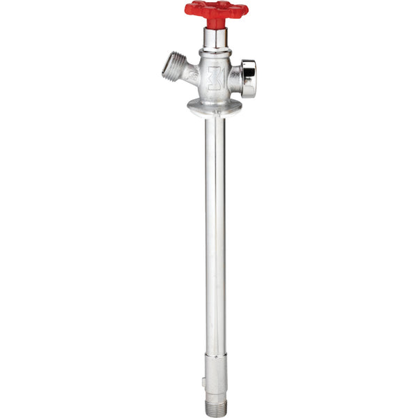 ProLine 1/2 In. SWT x 1/2 In. MIP x 10 In. Anti-Siphon Frost Free Wall Hydrant