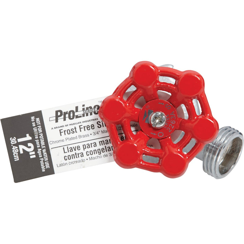 ProLine 1/2 In. FIP x 3/4 MIP x 12 In. Wall Cut Off Frost Free Wall Hydrant