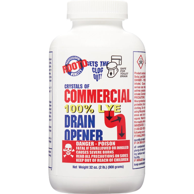 Rooto 2 Lb. Crystal Commercial Drain Cleaner