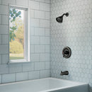 Moen Banbury Posi-Temp 1-Handle Lever Tub and Shower Faucet, Matte Black