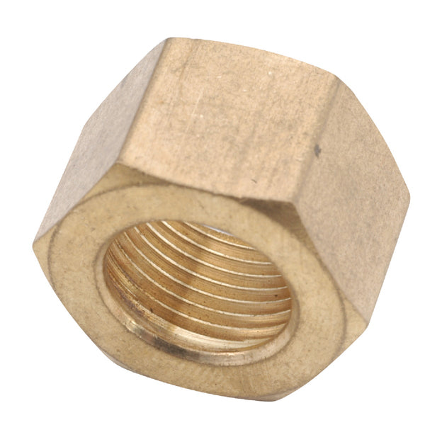 Anderson Metals 1/4 In. Brass Compression Nut (50-Pack)