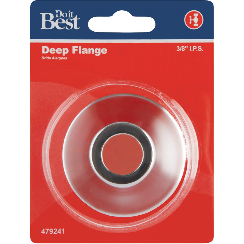 Do it Best 3/8 In. IPS Chrome Plated Metal Bell Flange