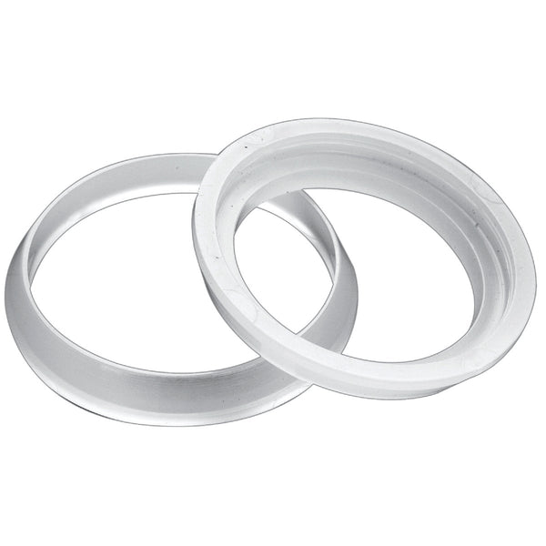 Do it Best 1-1/4 In. x 1-1/2 In. Clear Poly Slip Joint Washer (2-Pack)