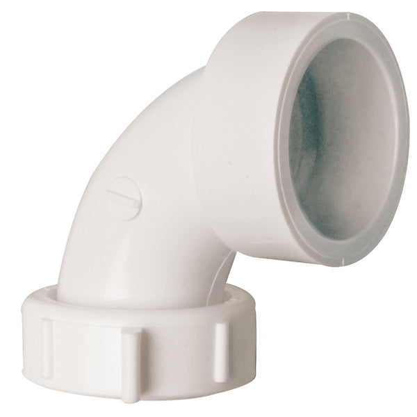 Do it Best 1-1/2 In. Solvent Weld White PVC 90 Degree Outlet Elbow