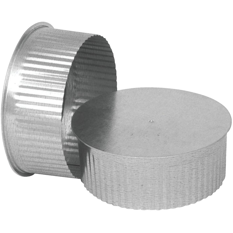 Imperial 30 Ga. 5 In. Galvanized Tee Cap/Plug