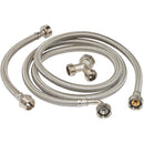 ProLine 3/4 In. FHT x 3/4 In. FHT x 72 In. Braided Stainless Steel Stream Dryer Connector Kit