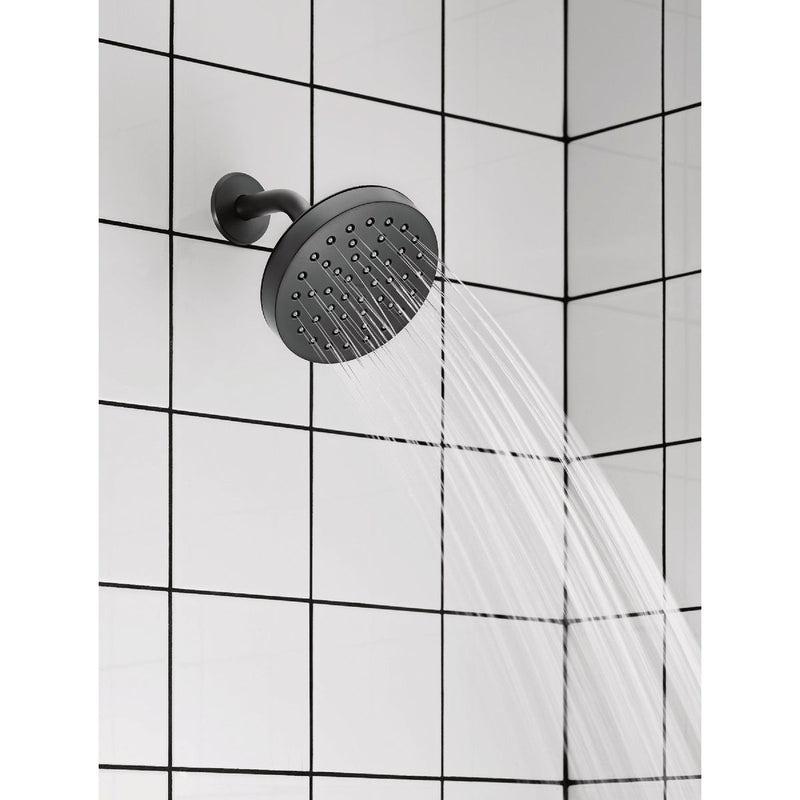 Moen Rinza Posi-Temp 1-Handle Lever Tub & Shower Faucet, Matte Black