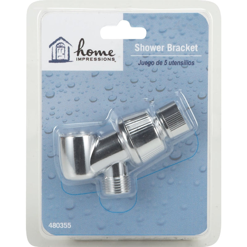 Home Impressions Chrome-Plated Plastic Shower Bracket