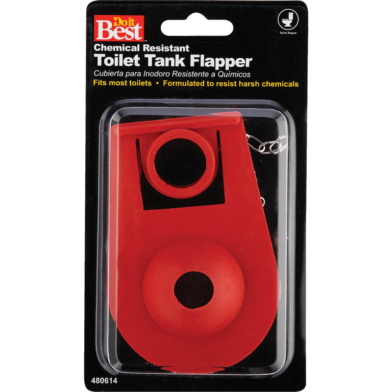 Do it Best Universal Rubber Toilet Flapper with Chain