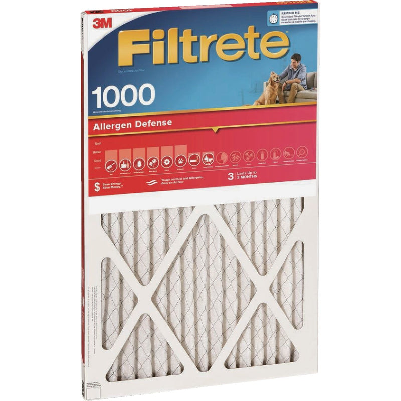 Filtrete 20 In. x 24 In. x 1 In. 1000 MPR Allergen Defense Furnace Filter, MERV 11