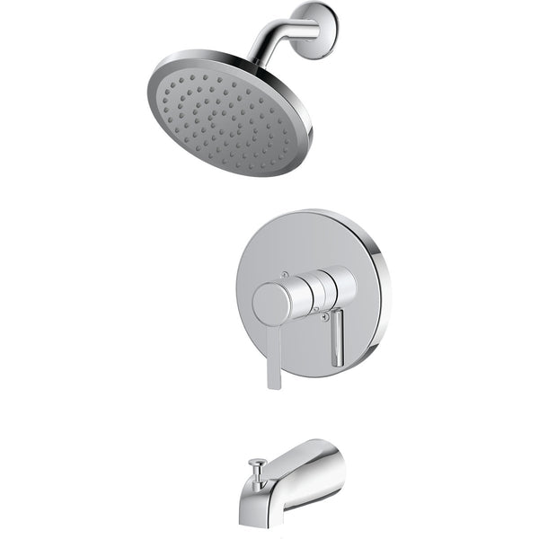 Home Impressions Chrome Single-Handle Lever Tub & Shower Faucet