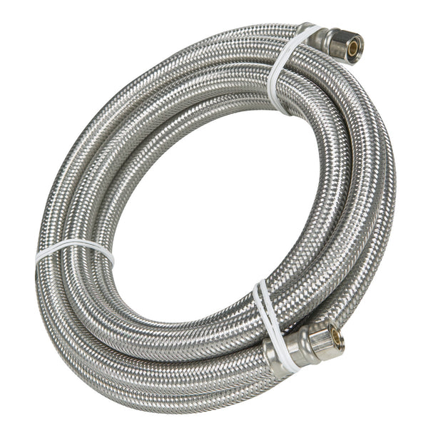 1/4-in COMP x 1/4-in COMP x 72-in Braided Stainless Steel Ice Maker Connector