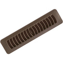 Imperial 2-1/4 In. x 12 In. Brown Plastic Louvered Floor Register