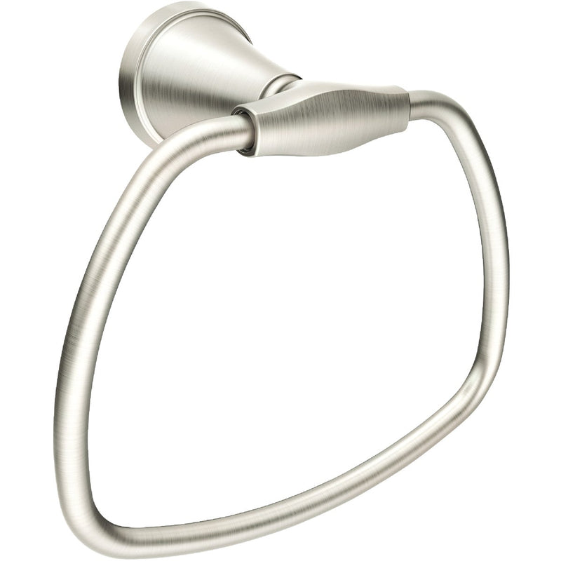 Moen Tiffin Towel Ring, Brushed Nickel