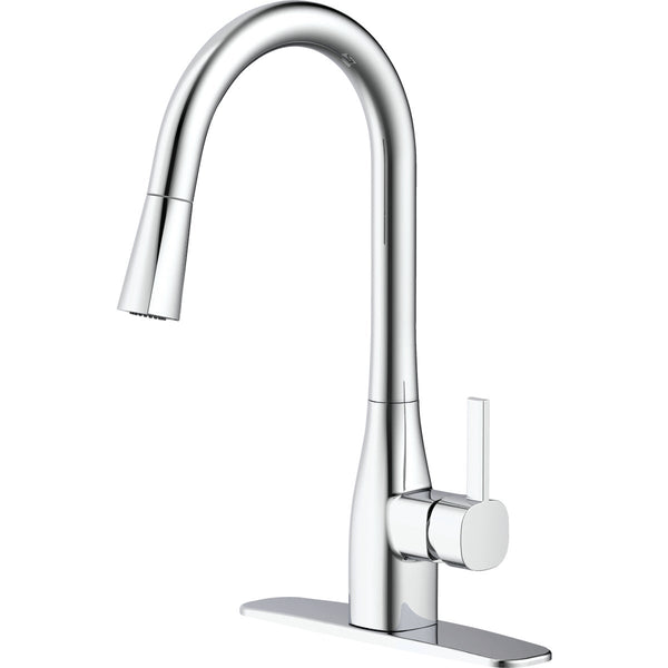 Home Impressions 1-Handle Pull-Down Kitchen Faucet, Chrome