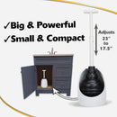 Korky Beehive Max HideAway Telescoping Plunger with Holder