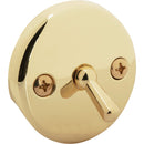 Do it Two-Hole Polished Brass Bath Drain Face Plate