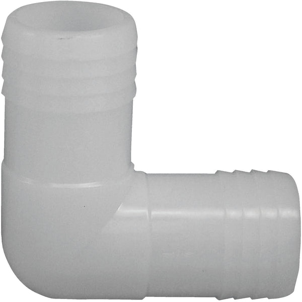 Boshart 1-1/4 In. Barb 90 Deg. Nylon Elbow (1/4 Bend)