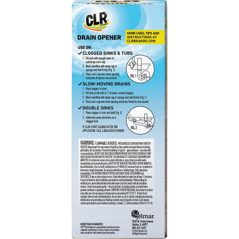 CLR Brands 4.5 Oz. Air-Pressure Drain Opener