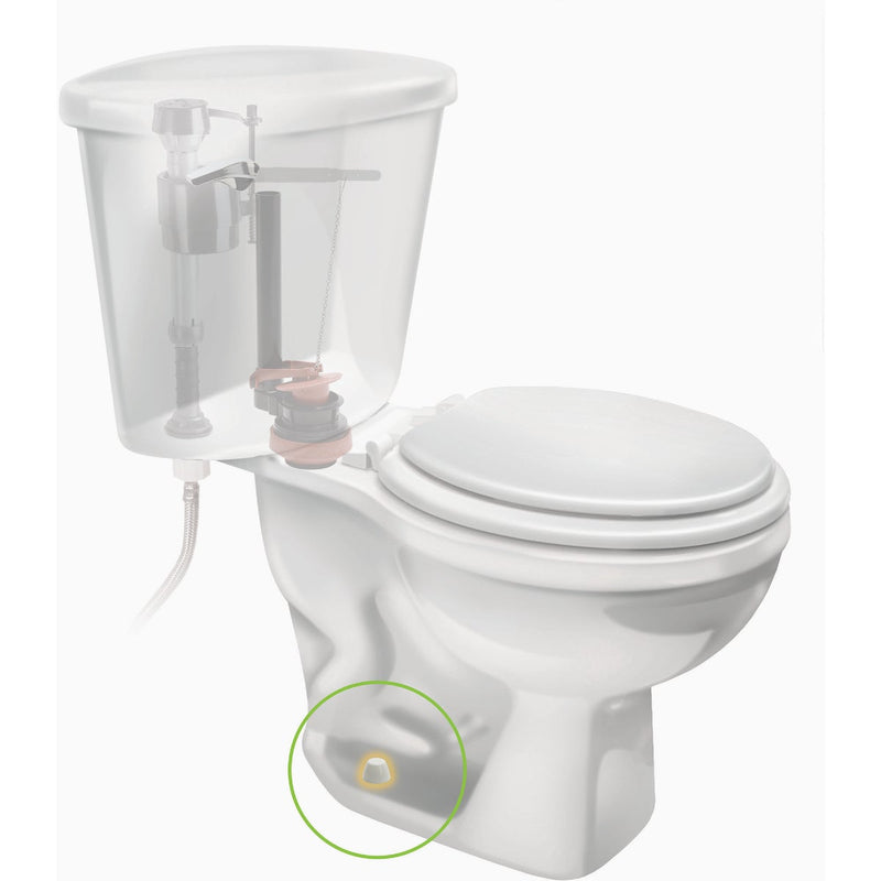 Fluidmaster Secure Cap White Plastic Screw-On Toilet Bolt Caps (2-Pack)