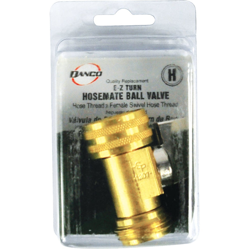 Danco 3/4 In. MGH X 3/4 In. FSGH Brass Heavy Duty Ball Valve