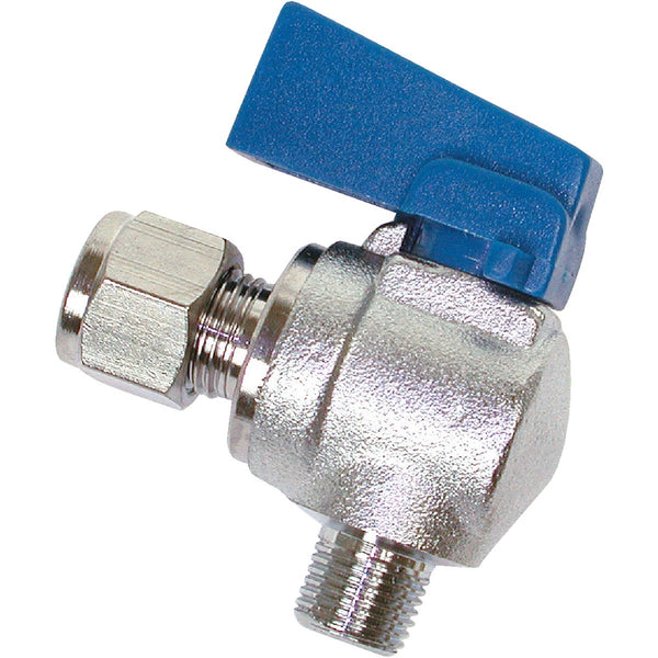 Dial 1/4 In. C X 1/8 In. MPT Ball Angle Valve