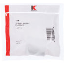 Keeney 1-1/2 In. x 1 In. White Plastic Hi-Way Insert Flanged Sink Tailpiece