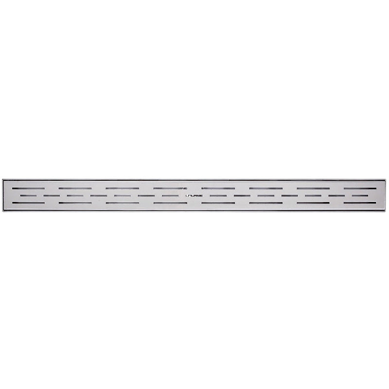 B&K 24 In. Linear Shower Drain Offset Pattern Grate Chrome