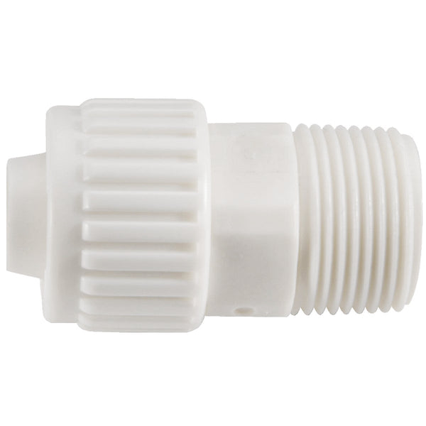 Flair-It 1/2 In. x 1/2 In. Poly-Alloy Male Pipe Thread Adapter