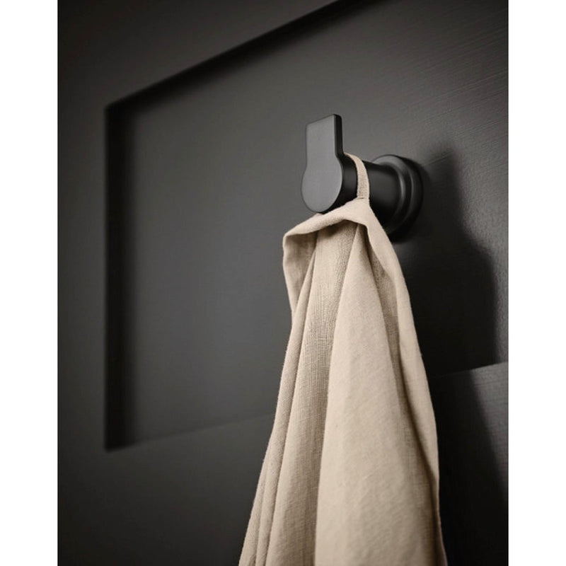 Moen Rinza Single Robe Hook, Matte Black