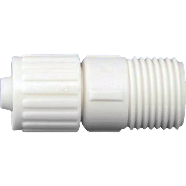 Flair-It 3/8 In. x 1/2 In. Poly-Alloy Male Pipe Thread Adapter